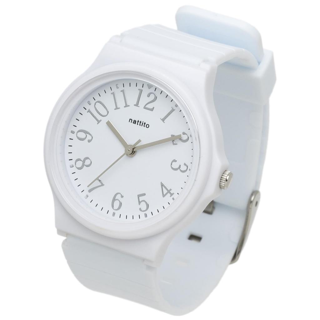 Watch Analog TPU Belt Silver Index White Purse White [Fieldwork] Women's YM115-1