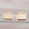 Gold Color Folded Square Stud Earrings for Women Simple Korean Temperament Jewelry for Lady Fashion Geometric Earrings