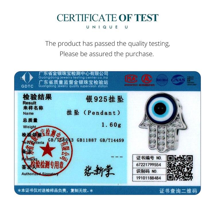 BAMOER из стерлингового серебра 925 пробы, бусины Фатимы, подвески в виде глаз дьявола для женщин, оригинальный браслет и браслет, ювелирные украшения