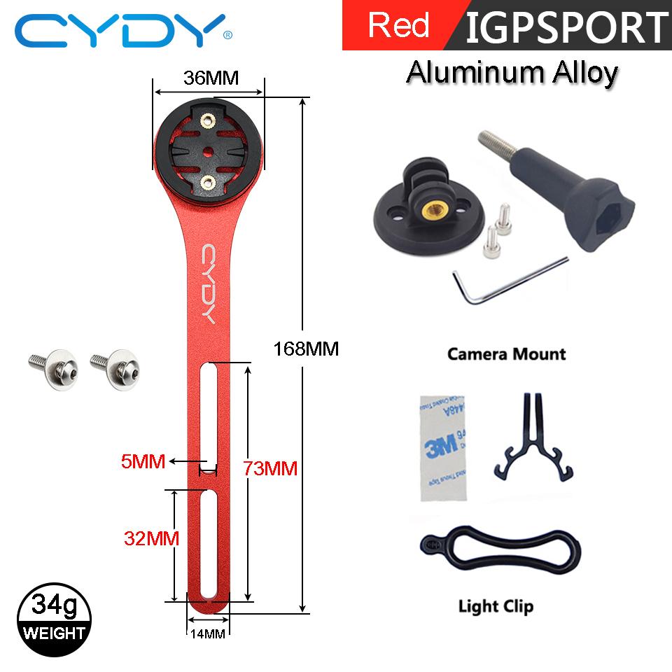 CYDY Garmin Bike Mount Holder Bryton Wahoo Xoss Igpsport 630 Mtb Gps Bicycles Front Light Saddle Support Aluminium Alloy Bracket