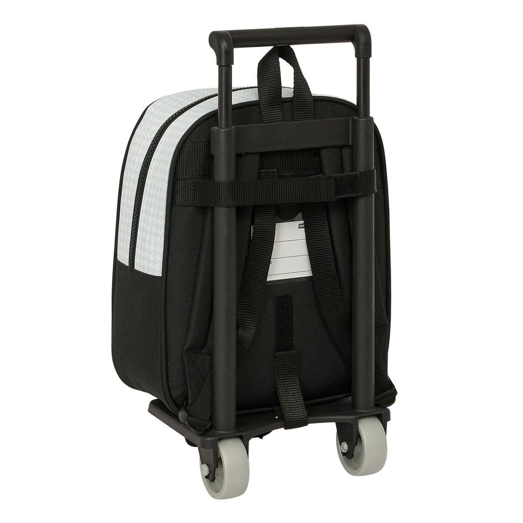 Школьный рюкзак с колесами Real Madrid CF. Белый Серый 22 x 27 x 10 см