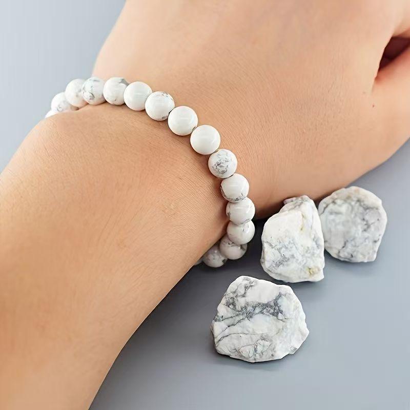 Trendy Geometric Natural Stone Quartz Crystal 8mm Rhodochrosit Beads Handmade Gemstone Bracelets Women Men Anniversary
