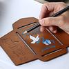 Gift Envelope Craft Bag Wood Template Creative Wooden Manual Stencil Envelope Maker