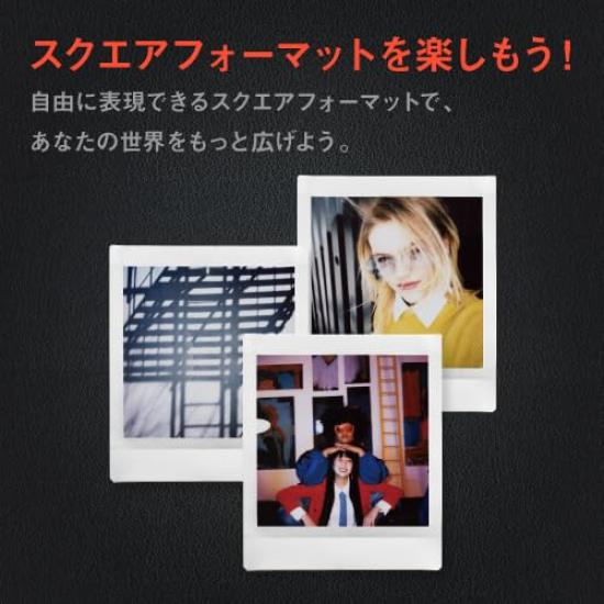 FUJIFILM Instant Camera instax SQUARE SQ40 Black INS SQ 40 "Instax Square"