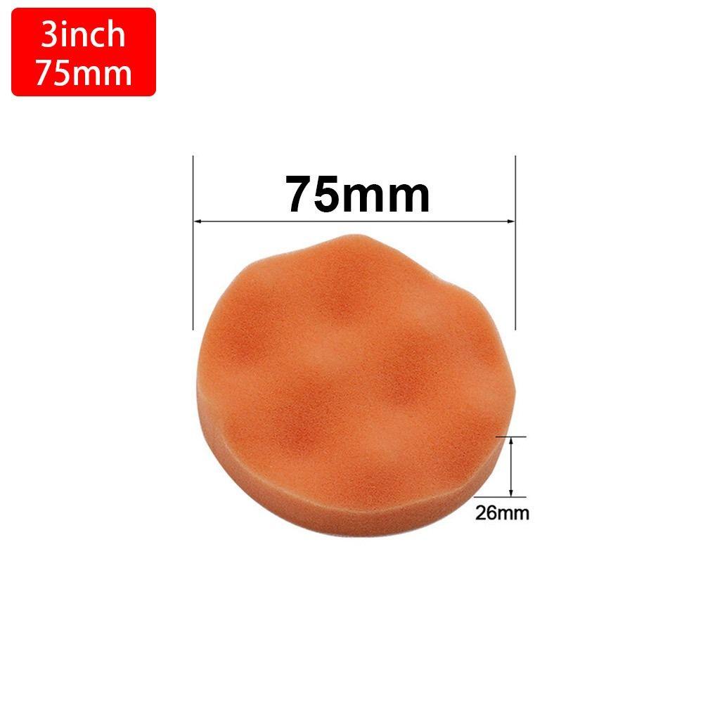 1Pcs Sponge Buffing Foam Sponge Polishing Pad Power Tools Accessories Polisher Drill Wheel Adapter Car Polishing Disc 3-7inch