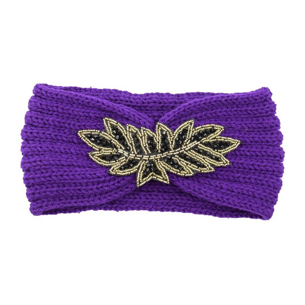 Модная женская однотонная спортивная повязка для волос на голову, термальная повязка для волос для девочек