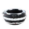 Адаптер для объектива Nikon AI G на крепление Fuji X FX с салфеткой для протирки линз K&F ng-fx (КФФХ)
