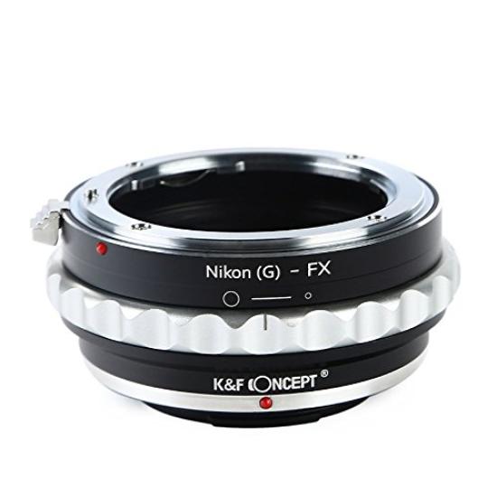 Адаптер для объектива Nikon AI G на крепление Fuji X FX с салфеткой для протирки линз K&F ng-fx (КФФХ)