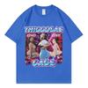 Thiccolas Cage Funny Meme T Shirt High Street Fashion Trend Short Sleeve Tshirt Men Women Clothing Harajuku Y2k Street Tshirts