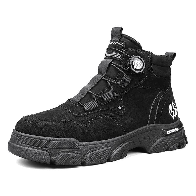 Autumn and Winter High-top Martin Boots Men's Outdoor Casual Tooling Locomotive Shoes Men's New Trendy Shoes