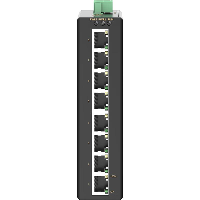 Промышленный неуправляемый коммутатор Fast Ethernet MoweStar на DIN-рейку