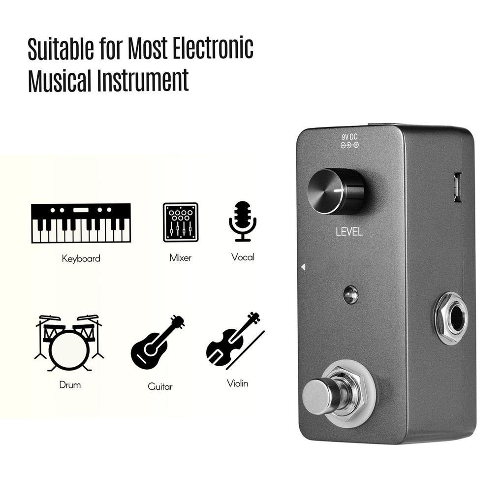 Мини педаль эффектов лупер для гитары, педаль лупер для баса, неограниченное количество наложений, 5 минут времени записи, с USB-интерфейсом