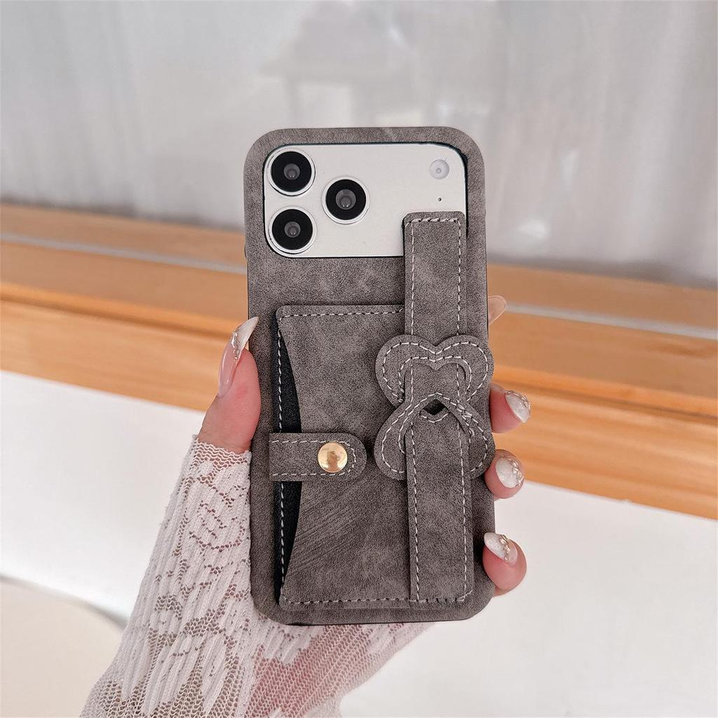 Чехол-кошелек с ремешком на запястье в ретро-дизайне для iPhone 14/13/12/11 и Apple 17/16/15 PROMAX