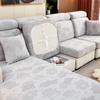 Plush Sofa Cover Sofa Cushion Slipcover Seat Cover Stretch for L Shape Chaselong Sofa Keep Warm Washable