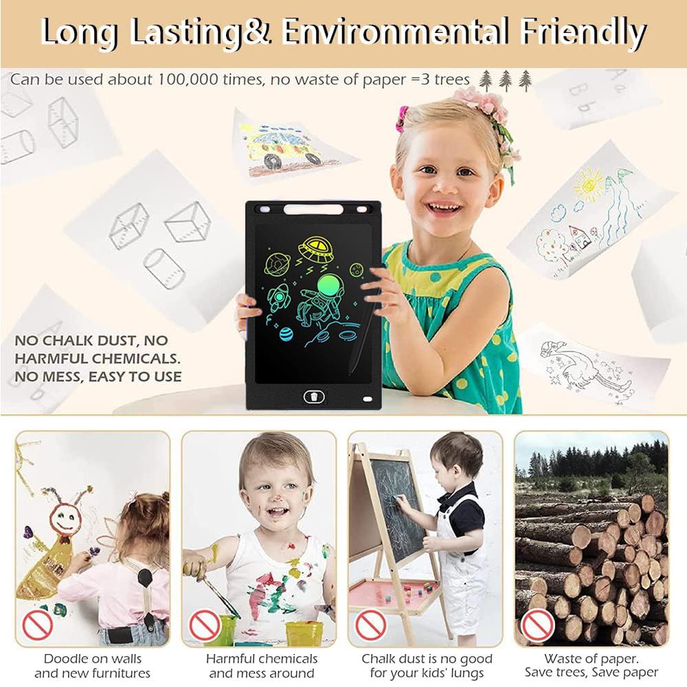 Новый 8,5"/12" Планшет для рисования ЖК-планшет для письма для детей Монтессори развивающие игрушки Студенческая волшебная доска Подарок на день рождения Рождество