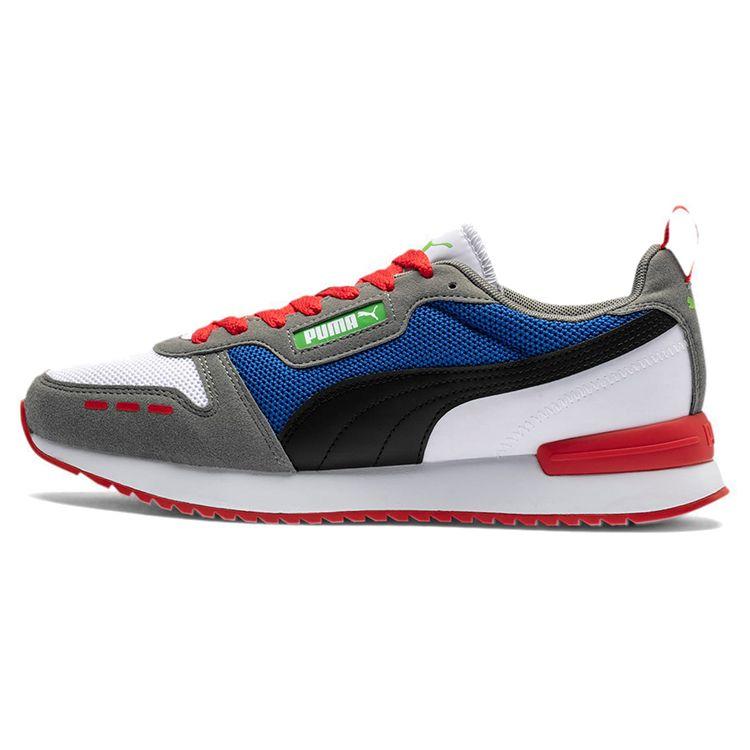 Puma R78 Synthetic Leather Retro Sports Low-Top Lifestyle Shoes Unisex Sneakers Blue White Red 373117-10