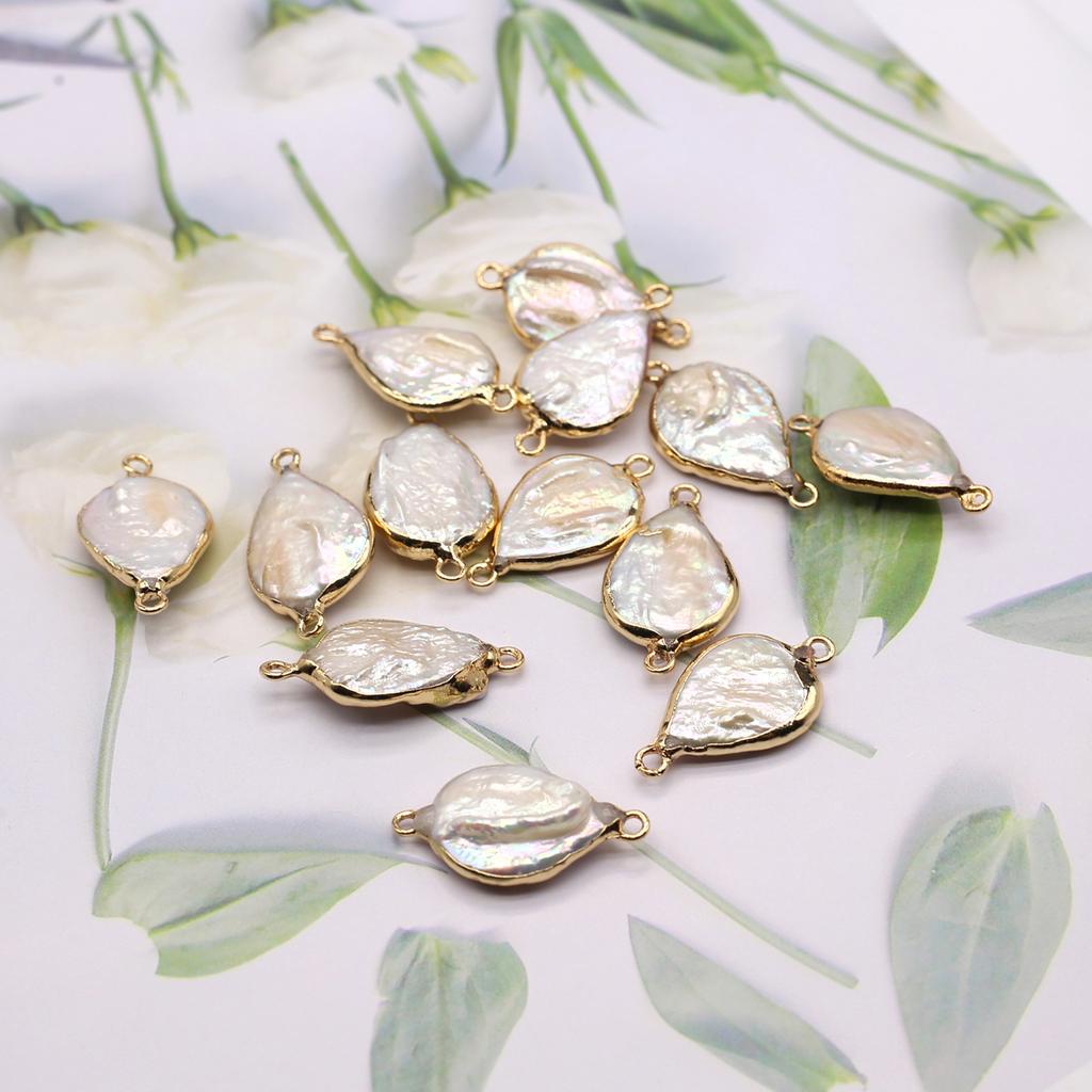 1 шт., мини-подвески из искусственного жемчуга белого цвета в стиле барокко для изготовления ювелирных изделий своими руками на день рождения, День святого Валентина, Новый год, поделки для женщин и мужчин, подарки