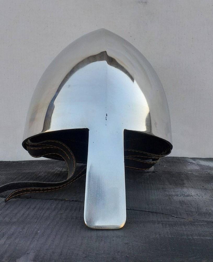 Средневековый норманнский шлем из стали 18 калибра, доспехи викингов