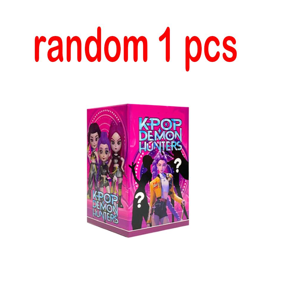 1-12 шт. K-pop Охотники на демонов Аниме Фигурка Руми Зои Мира Саджа Фигурки персонажей для косплея Виниловая фигурка Игрушка Подарки для фанатов