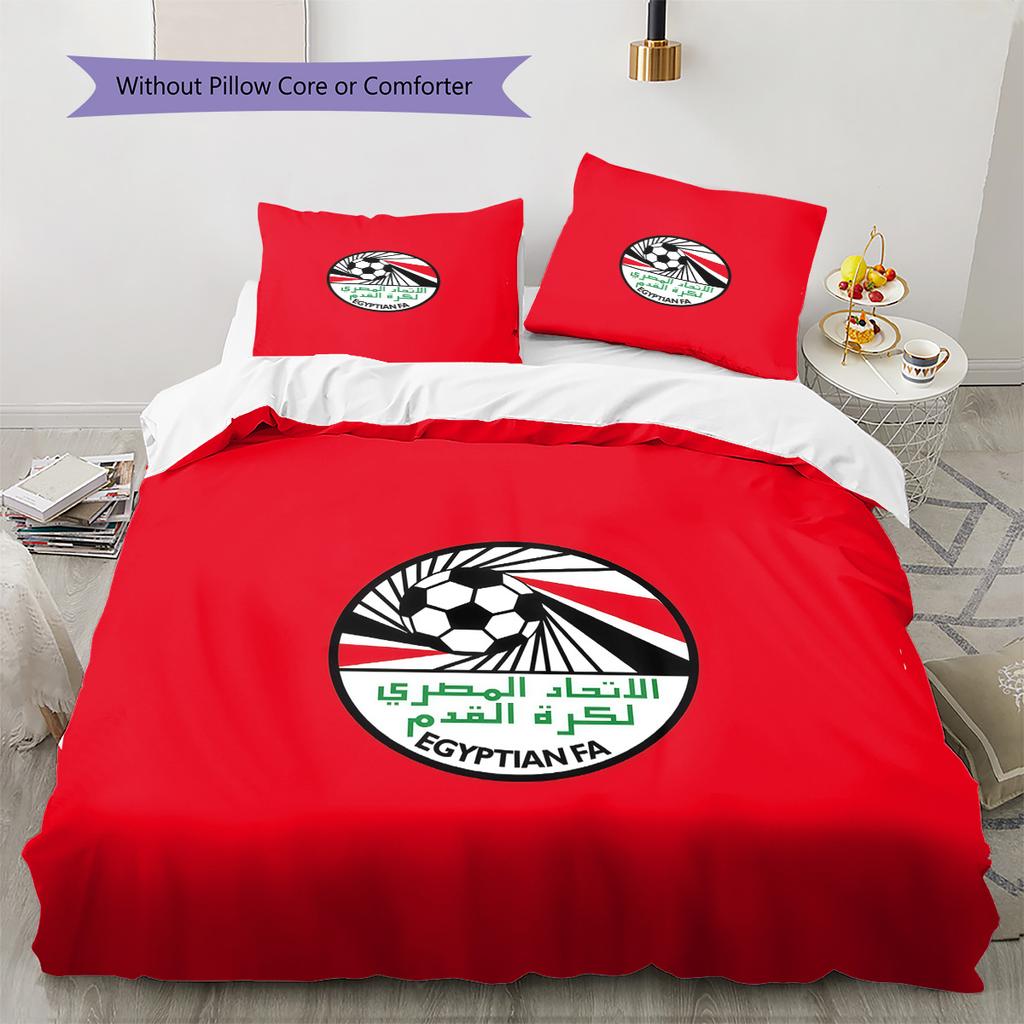 EFA Logo Pattern Bedding Quilt Set Home Decoration Gift (1 * duvet cover + 2 * pillowcase without core)