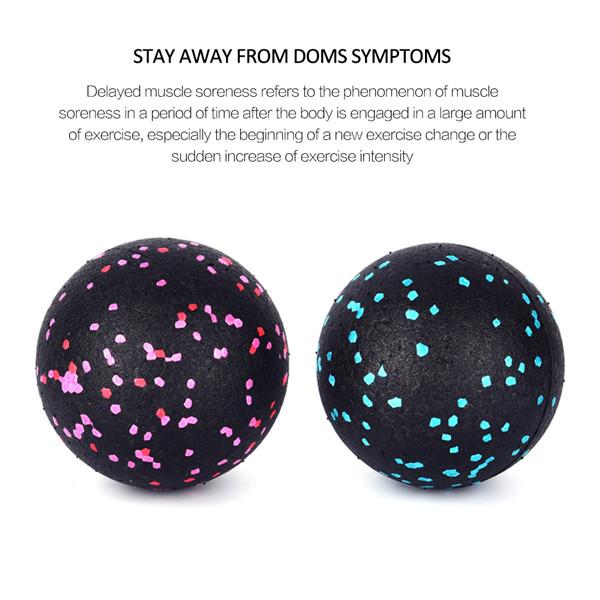 Мяч из ЭВА для фасции, мяч для рефлексологии, йоги, релаксации мышц, менструальный мяч, фитнес-меридиан, гандбол, 8 см