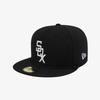 New Era Cooperstown Chicago White Sox Мягкая кепка-fitted из бакрама Черная 15206385