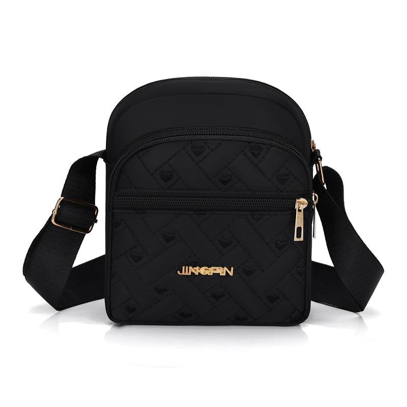 Women Crossbody Small Square Bag Female Girls Canvas Bag Student Shoulder Messenger Bag Woman Multi Pocket Small Satchel