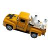 Vintage Halloween Alloy Truck Model with Ghostly Figurines Vehicle Collectible Ornament Farmhouses Home Office Decors