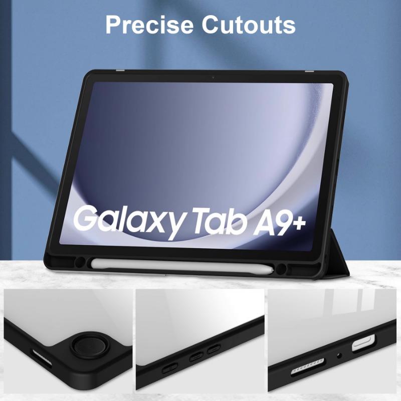 With Pencil Holder Case for Samsung Galaxy Tab A11+A9+Plus 11 A8 10.5 8.7 Tablet Cover Tab S11 S9 Ultra 14.6 S8+12.4 S7 FE Cases