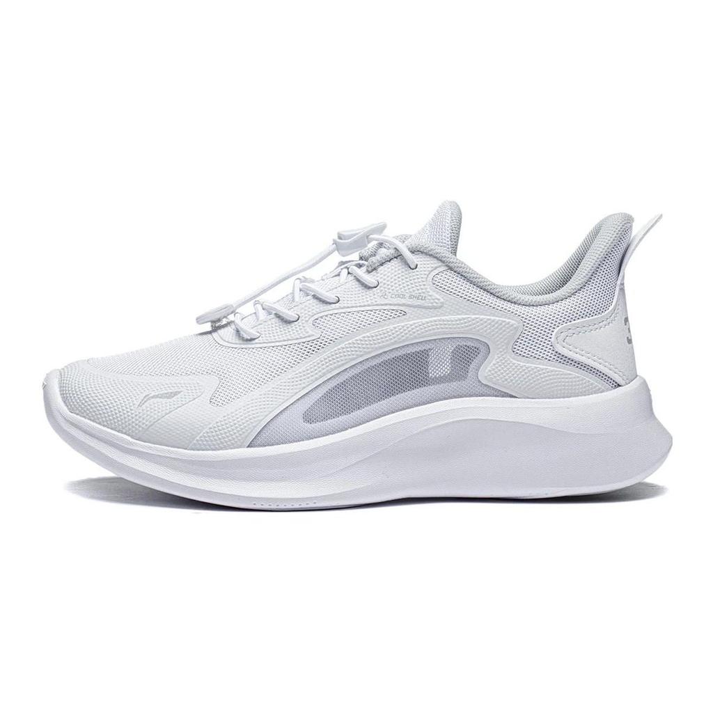 Li Ning Youth Childrens Non-Slip Wear-Resistant Sports Casual Shoes Kids Sneakers Standard-White YKCT078-3