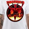 Tenacious D рок-н-ролл белая футболка с коротким рукавом Все размеры XZ1003 Унисекс футболка