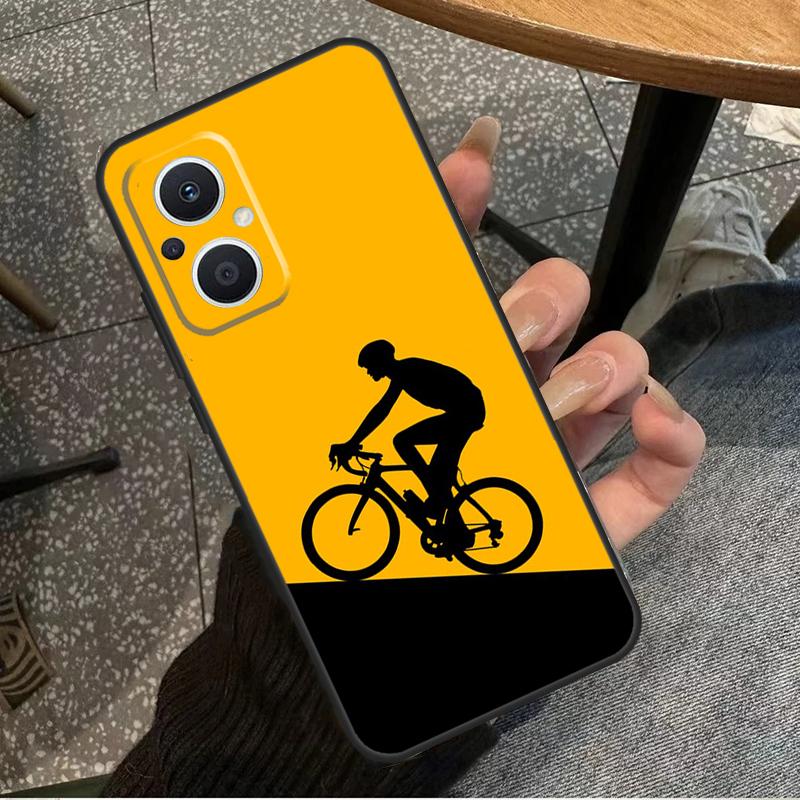 Cycling Bike Case For OPPO Reno 10 Pro 4 5 6 7 8 Lite 8T 4Z 5Z OPPO Find X5 Lite X2 X3 Neo X6 Pro Cover