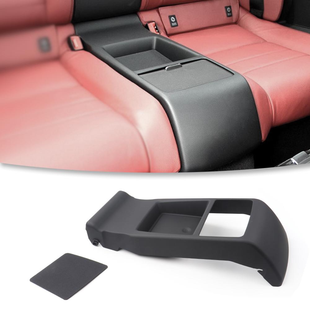 For Mercedes Benz C E Class W204 W207 Rear Seat Central Armrest Cover Panel Cup Holder Panel 2079202821