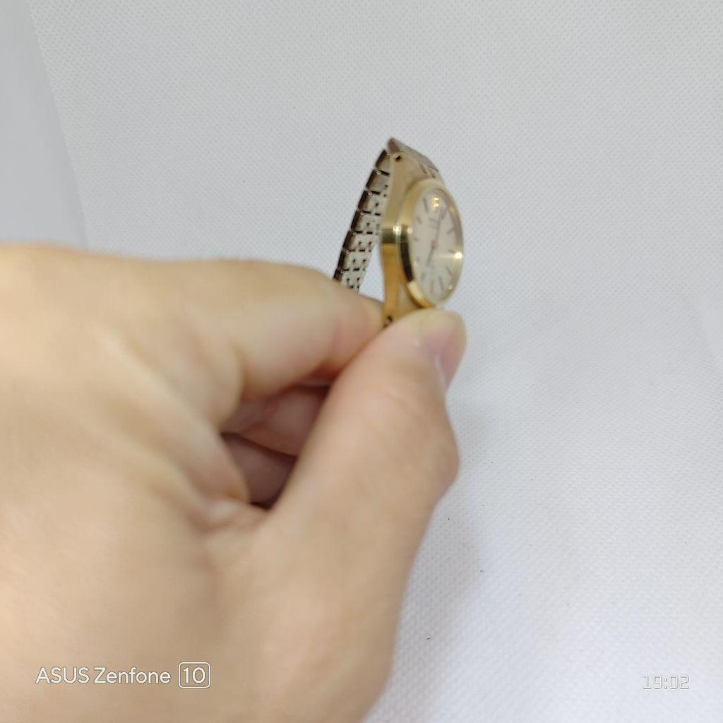 [Б/У] Женские кварцевые часы SEIKO, Золотые, Батарейка заменена, Рабочее состояние