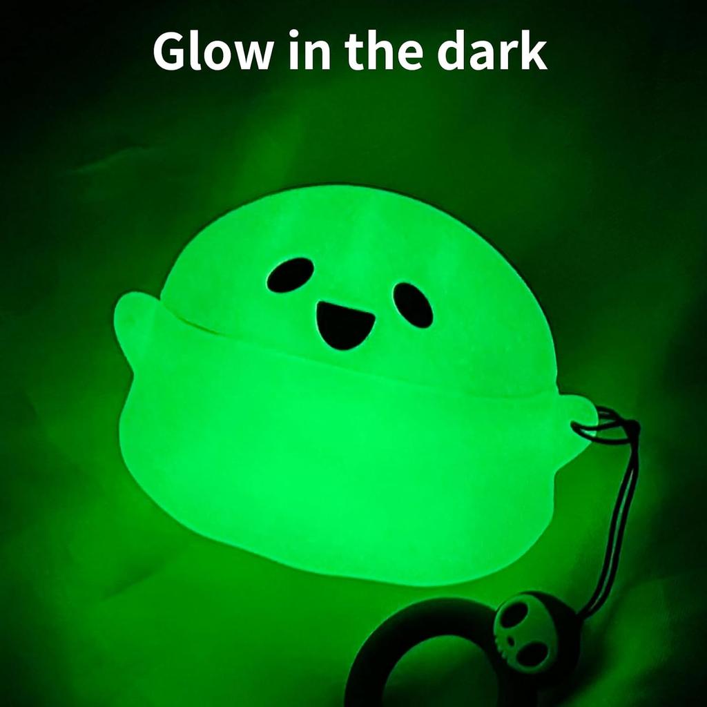 CCXNAS for Apple AirPods Pro 2nd/1st Generation Case Cute, Glow in the Dark