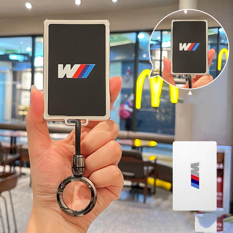 New TPU Car Smart Remote Key Case Cover Shell for BMW Card NFC Card Pack New 5 Series New 3 Series x5 X7 Keychain Accessories