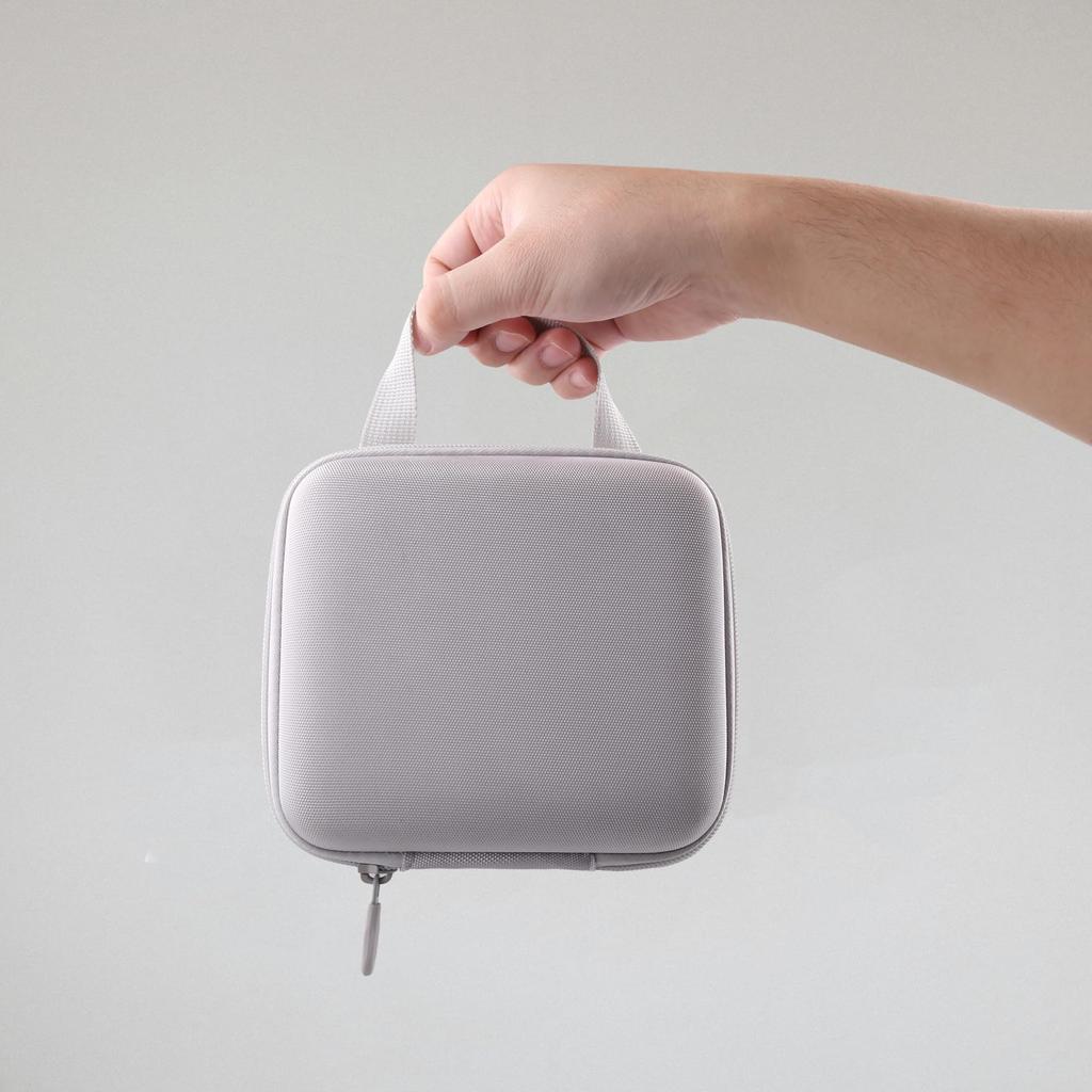 (Только случай) Зарядная станция Anker Nano (7-в-1, 100 Вт, Выдвижной кабель USB-C) USB Разветвитель/Сетевой фильтр с кейсом для хранения, Молочно-белый - co2CREA