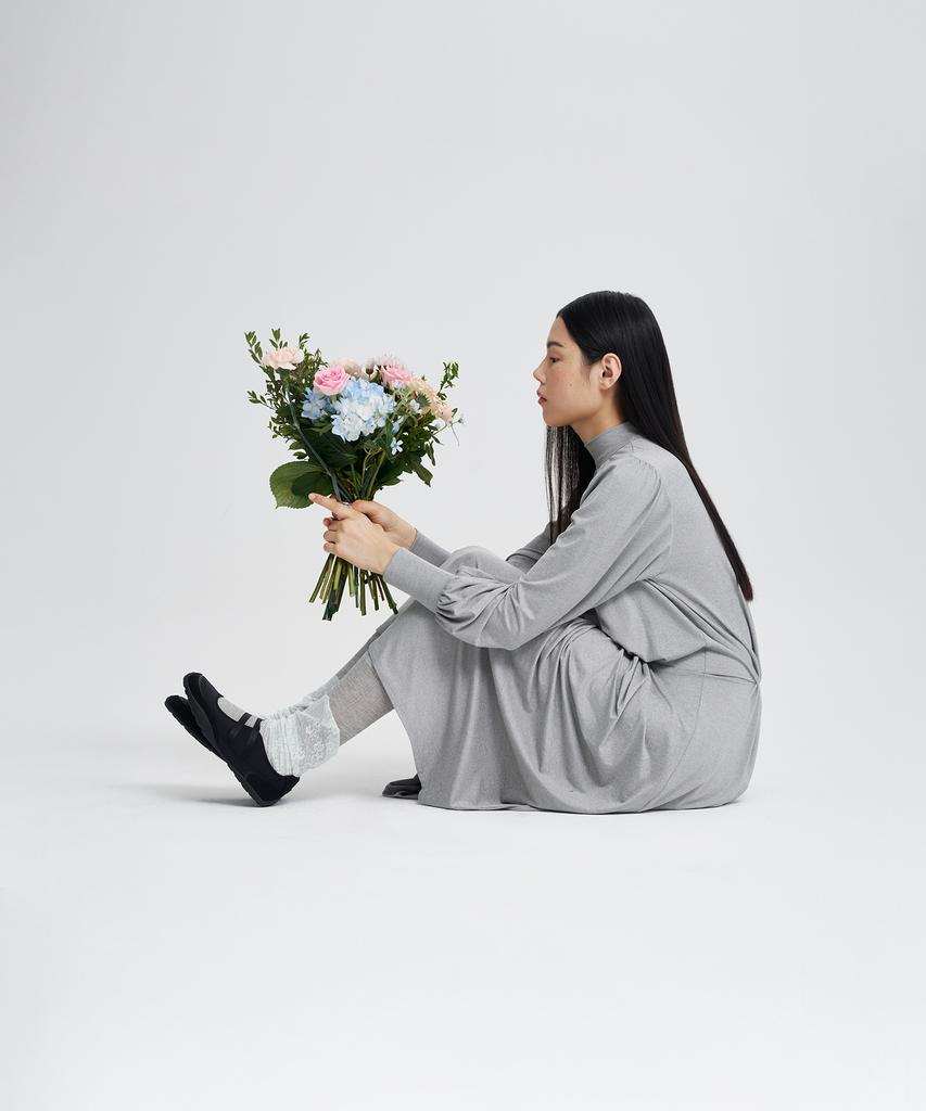 Haipeogeullipeu Column Jersey Dress