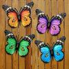Metal Butterfly Wall Decor 7 Colors Butterflies Sculpture Iron Indoor Outdoor Hanging Wall Art For Garden Yard Fence Home Gift