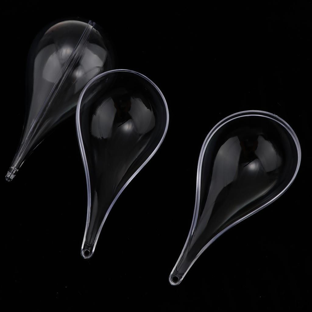 Упаковка из 5 многоразовых пластиковых коробок для конфет в виде шариков с украшением в виде дерева