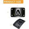3148 Curved Laydown License Plate Mount With Frame Fit For Harley Davidson License Plate Mount Truck Bracket 3-Hole Relocation Kit