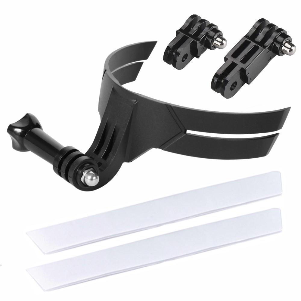 Держатель для подбородка мотоциклетного шлема с наклейкой для GoPro Hero 11 10 9 8 7 Black Full Face Frame Camera Accessories