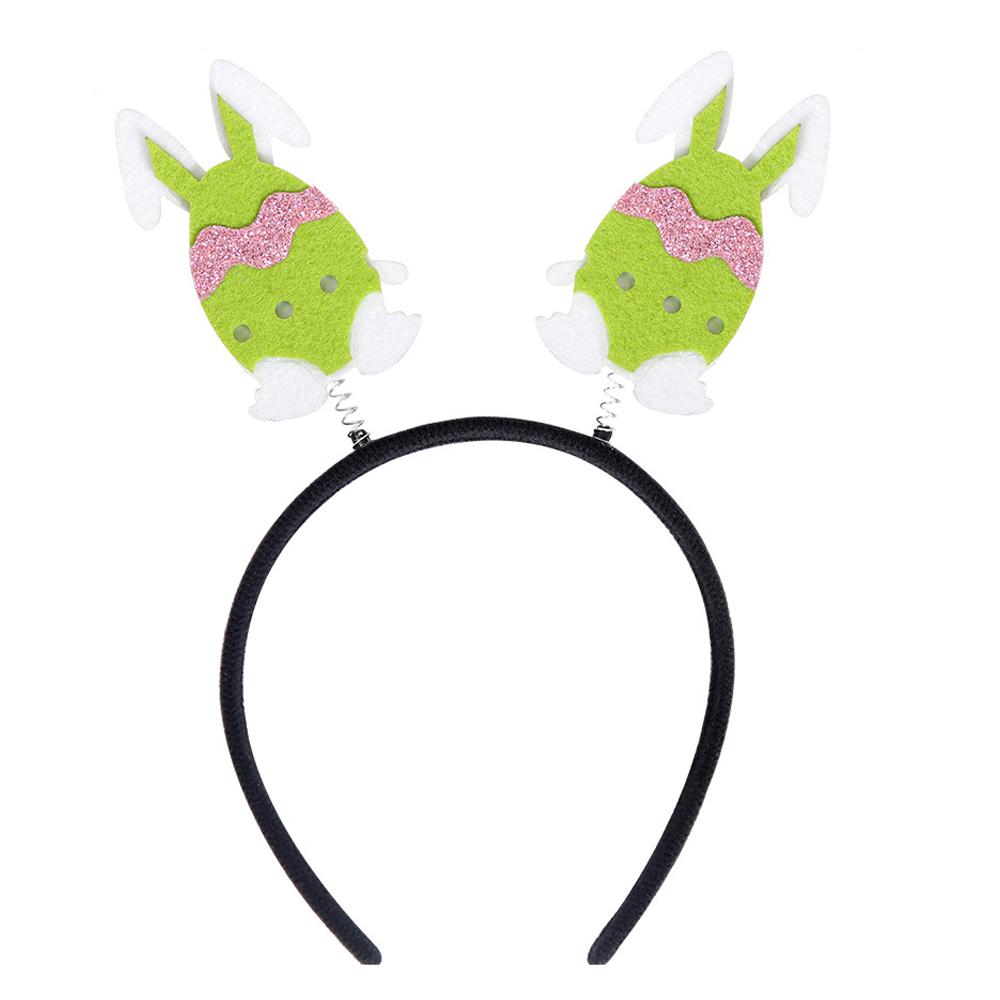 2Pcs Happy Easter Hair Hoop Bunny Carrot Eggs Chick Headband Party Prop