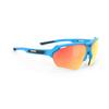 RUDYPROJECT DELTABEAT Running Sunglasses In Azure Orange Lens Lens 51mm Matte/Multi-Laser (SP744086-0R00), Width 69mm, Height