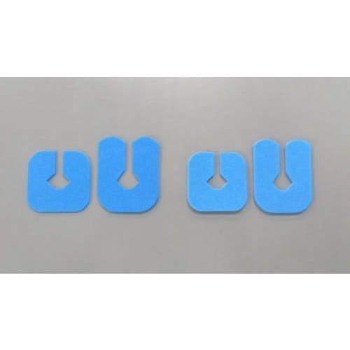 Nippon Eisai Ankle Compression Pads, NE U-Shaped Pads, Large, 10 Pads, 45-3mm, NE-2542