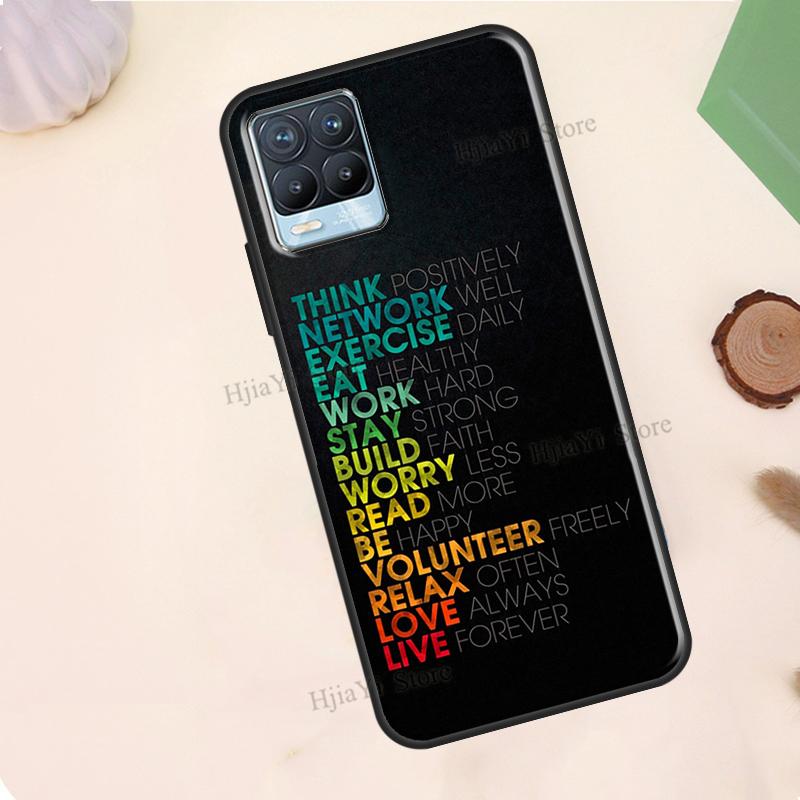 Gym Fitness Bodybuilding For Realme 10 Pro Plus C55 C35 C33 C31 C30 C21Y GT Neo 5 OnePlus 11 10T Nord CE 2 Lite Case