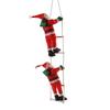Christmas Pendant Santa Claus Climbing Stairs Decor Xmas Tree Decoration for Indoor and Outdoor