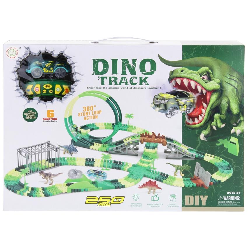 Dino Park Dinosaurs Remote Controlled Car Race Track 250