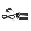 Electric Bike Twist Throttle Grip Lock Key Set LED Indicator for Motorcycle Scooter 48V