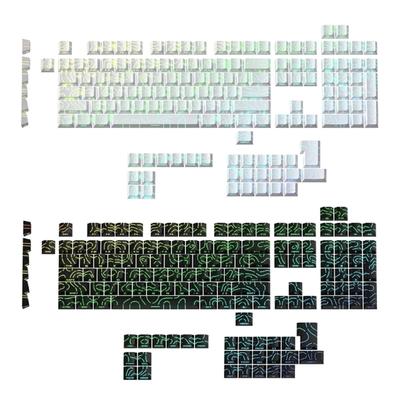 Износостойкие колпачки клавиш из PBT-пластика с градиентной боковой подсветкой и равномерным ощущением при наборе текста. Беспроблемная установка.